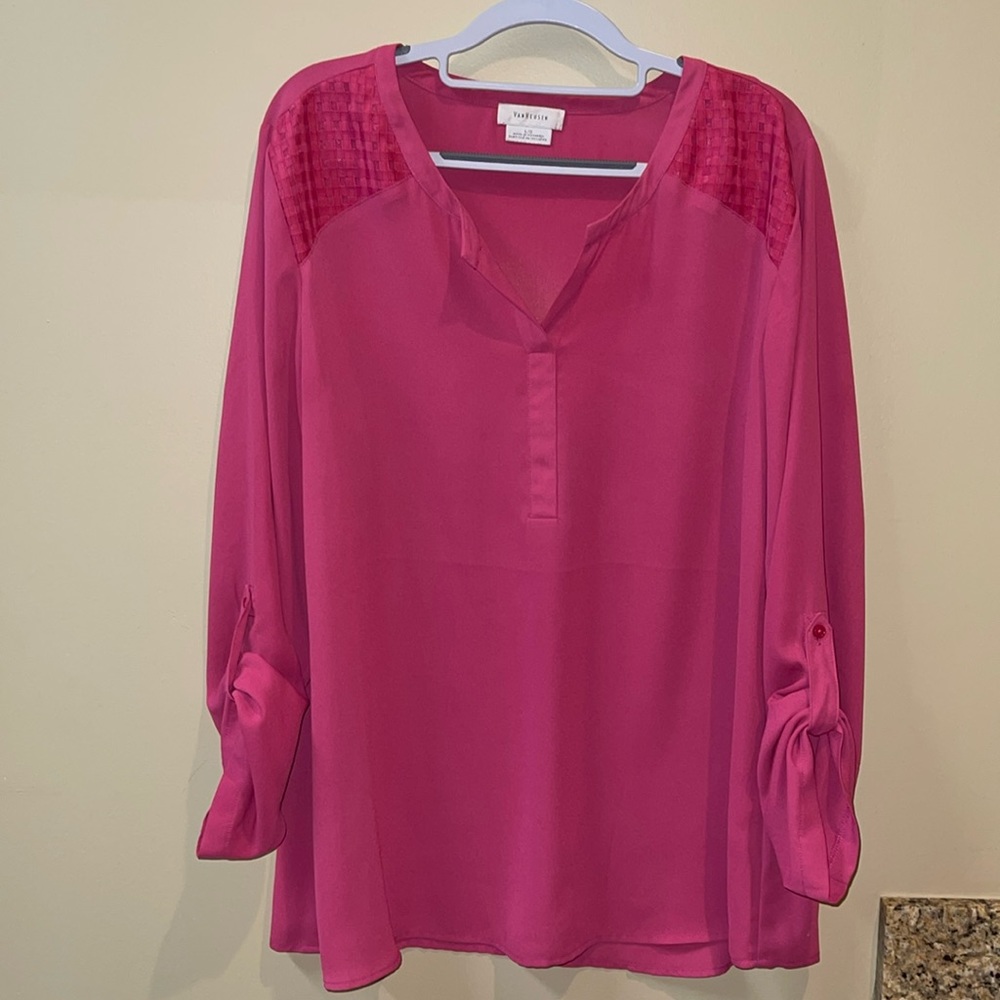 Pink Long Sleeve Tunic